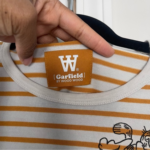 Wood Wood x Garfield Moa Long Sleeve T-Shirt - Picture 6 of 8